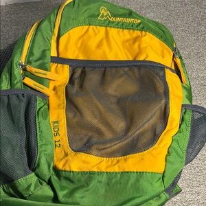 Green and Yellow Men's Backpack Kids 12